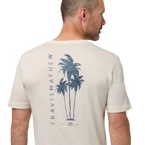 NWT Travis Mathew Salt Spray Tee, 100 percent cotton, soft and breathable fabric